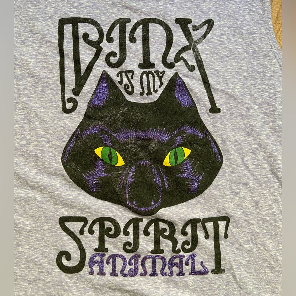 Disney Hocus Pocus tank top Binx is my spirit animal